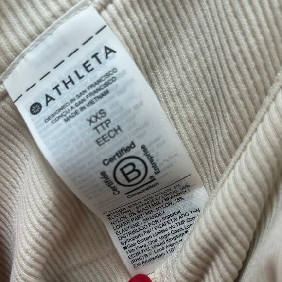 Athleta Beige Active Top size XXS - Picture 4 of 8
